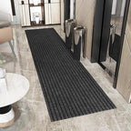 Ottomanson 2x43 Hallway Runner Rug – Non-Slip Indoor Outdoor Door Mat by Ottomanson