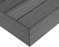 NewTechWood 1/6 ft. x 1 ft. Quick Deck Composite Deck Tile Outside Corner by NewTechWood