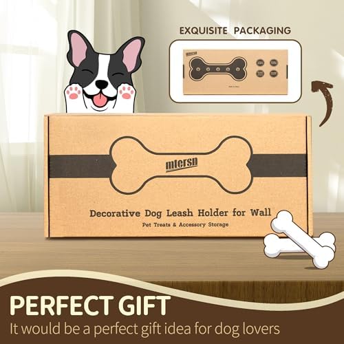 MTERSN Acacia Wood Dog Leash Holder - Image 6