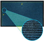 LuxUrux Striped Blue Door Mat - Image 2