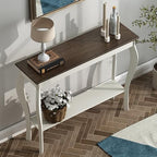 ChooChoo 39" Narrow Farmhouse Entryway Table - Image 6