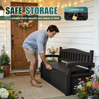 Devoko 80 Gallon Storage Bench Deck Box Waterproof&Lockable - Image 4