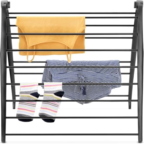 Whitmor Spacemaker Folding Drying Rack, Indoor Clothes Organizer - Image 2