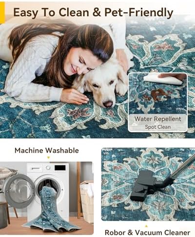 RELEANY Washable Area Rug, Runner 3'x10' - Image 4