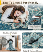RELEANY Washable Area Rug, Runner 3'x10' - Image 4