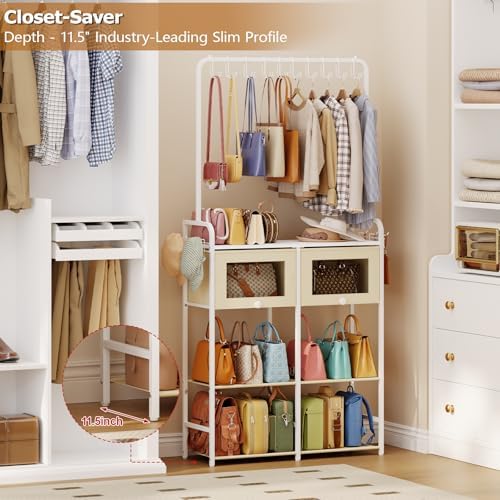 Transparent Purse Organizer for Closet, Handbag Storage Rack - Image 4