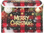 Bolaz Storage Bins with Lids and Handles, Christmas Red Plaid Storage Box - Image 2