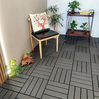 60 sq. ft Plastic Interlocking Deck Tiles, 60 Pack Patio Deck Tiles, Patio - Image 6