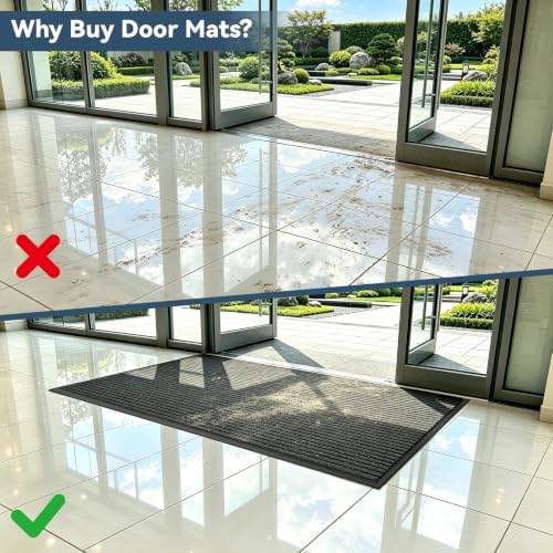 4'x8' Commercial Grade Front Door Mat Indoor Outdoor Entrance - Image 3
