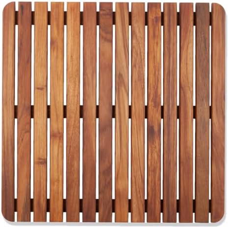 Nordic Style Premium Teak Shower + Bath Mat - Image 2
