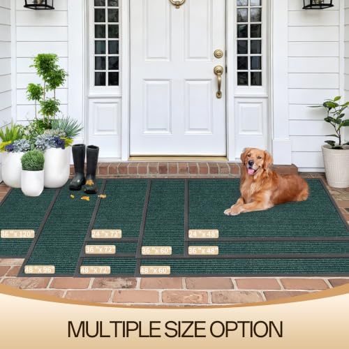 Amyracel Front Door Matt 4'x5', Heavy Duty Waterproof Indoor Outdoor Doorma - Image 2