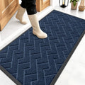 OLANLY Front Door Mat Outside 47x23, All-Season Absorbent Rubber Doormat by OLANLY