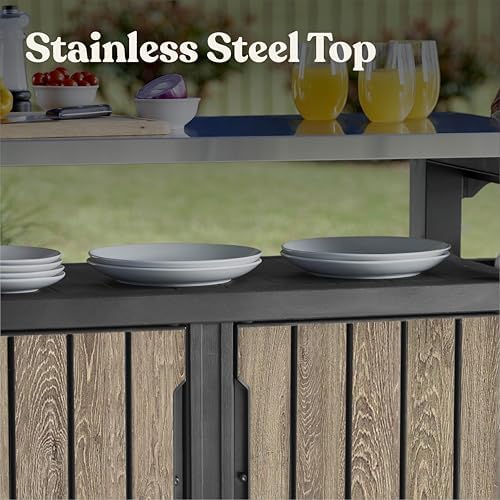 Keter Unity XL Outdoor Entertainment Cart - Image 5