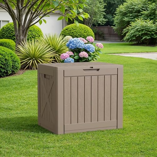 Flamaker Resin Deck Box 40 Gallon Waterproof Outdoor Storage Box - Image 7