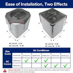 AC Cover for Outside Unit, All-Season Mesh Air Conditioner Cover - Image 5