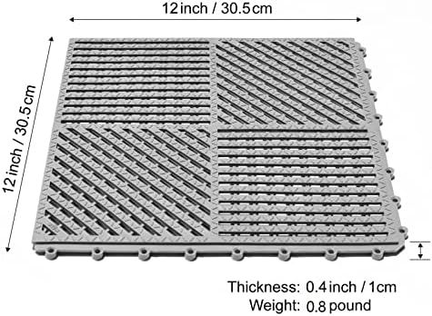 9 Pack Modular Interlocking Outdoor Shower Mat - Image 2