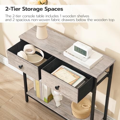 HOOBRO 29.5" Narrow Console Table - Image 7