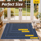 JSEI Dirt Trapper Door Mat 36" x 60", Non-Slip Washable Doormats - Image 3