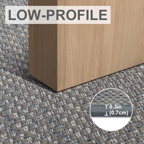 LEKEEPGO Door Mat 24"x47", Non Slip Washable Indoor Door Mat, Light Grey - Image 6