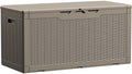 Devoko 100 Gallon Waterproof Deck Box, Resin Large Outdoor Storage Box by DEVOKO
