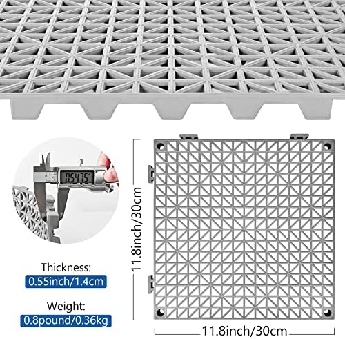 ToLanbbt Modular Interlocking Cushion 55P 11.8" x 11.8" Interlocking Rubber - Image 2