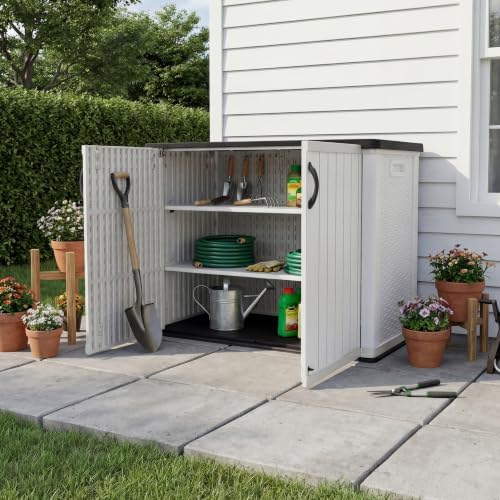 Patiowell Shelf of 26/50 Cu Ft Outdoor Storage Cabinet, 2 Shelves - Image 4