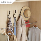 Coat Hooks Wall Mounted, Heavy Duty Hooks Hanging Towel - Image 7