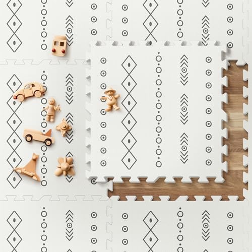 Baby Foam Play Mat for Floor, PIGLOG 72x48 Baby Crawling Mat, Puzzle Mats for - Image 5