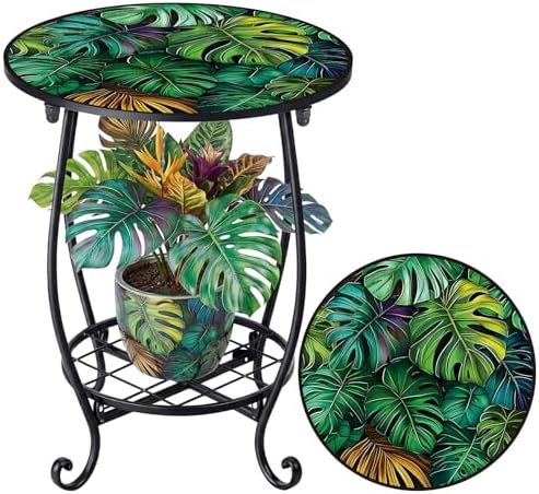 Cinnvoice Outdoor Side Table Small End Patio Porch Table by QinYee