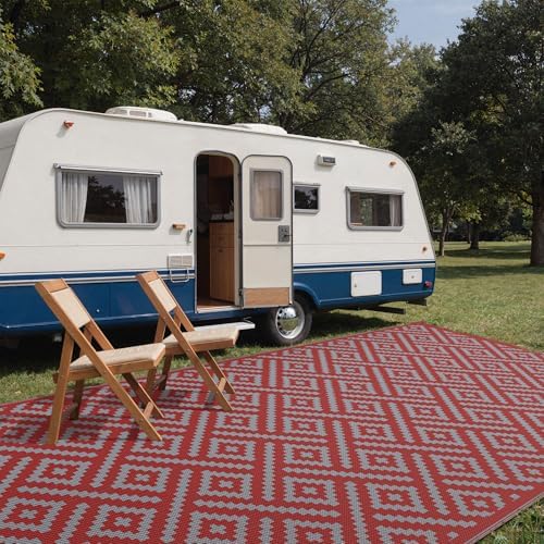 GENIMO Outdoor Rug, Waterproof Plastic Rugs - Image 4