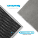 Art3d Marble Textured Click-Lock SPC Floor Tiles, Cement Grey - Image 4