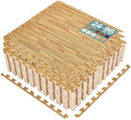 Sorbus Interlocking Wood Grain Foam Floor Tiles by Sorbus