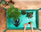 2 PCS Plant Repotting Mat for Indoor Plants, Portable Potting Mat Gardening - Image 3