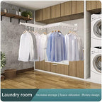Wall Mounted Drying Rack, Foldable Clothes Drying Rack - Image 5