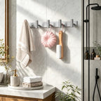 Wall Mounted Coat Rack-5 Hooks, Heavy Duty Stainless Steel Wall Hooks - Image 3