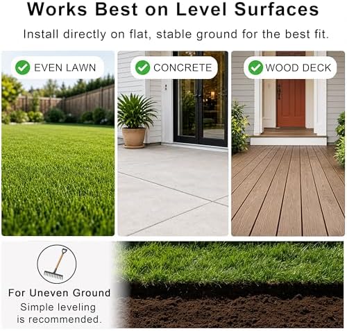 Interlocking Deck Tiles Outdoor Waterproof 44 Pack, Plastic Snap Together Patio - Image 6
