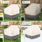 Waterproof Patio Chair Cover 2 Pack, 31.5"W x 33.5"D x 36"H - Image 7