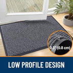 OLANLY 2-Pack Front Door Mats 59x34, Waterproof Heavy-Duty Doormats - Image 4