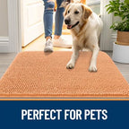 OLANLY Dog Door Mat for Muddy Paws 59x24, Super Absorbent Chenille Mud Mat - Image 6