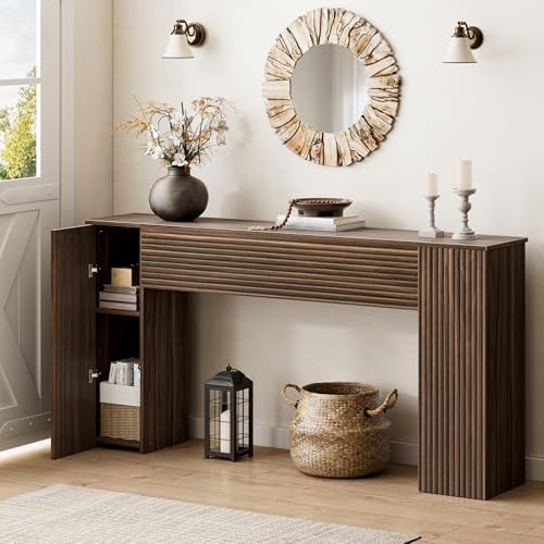 FABATO 61” Fluted Long Console Table by FABATO