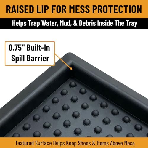 Ottomanson Waterproof Boot Tray Rubber Shoe Mat - Image 4