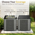COSFLY 2 in 1 AC Covers for Outside Units, Full Mesh 24”W x 24”D x 30”H - Image 3