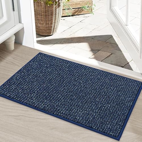 BEQHAUSE Dirt Trapper Door Mat 20" x 32", Non-Slip Washable Doormats by BEQHAUSE