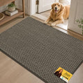 JSEI Dirt Trapper Door Mat 32"x48", Non-Slip Entryway Rugs by JSEI