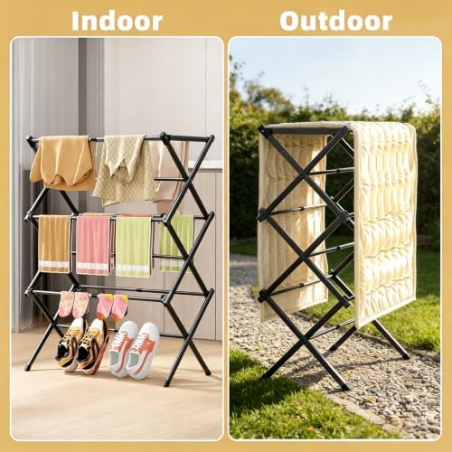BAKON Clothes Drying Rack Foldable - Image 4