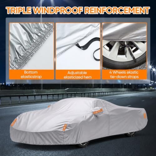 Car Cover Custom Fit for Chevrolet Corvette C4 C5 C6 C7 C8 1980–2026, Outdoor - Image 3