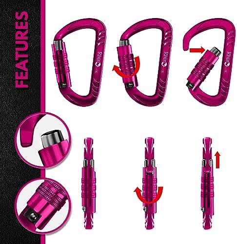 Rhino Produxs 12kN Heavy Duty Carabiner Clips - Image 4