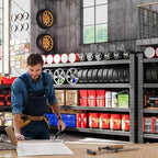 60” Wide Heavy Duty Metal Garage Shelving, Adjustable Storage Shelf - Image 3