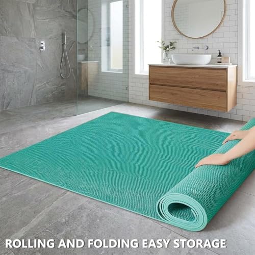 Thick PVC Drainage Floor Mat 1x82FT, Non Slip Flooring Mats Swimming Pool - Image 6