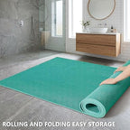 Thick PVC Drainage Floor Mat 2x19FT, Non Slip Flooring Mats Swimming Pool - Image 6